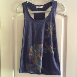 Multicolored Bird Racerback Tank